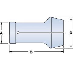 1 W&S COLLET 1/2 SQ O.C.
